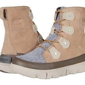 Sorel Women's Explorer II Joan Waterproof Boots Omega Taupe, Major - Size 8